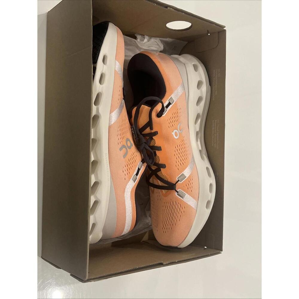 On Cloudsurfer 2 3MF10123126 Sneaker Mens 8 Tangerine Ivory Running Shoes 11.5 - Picture 9 of 10
